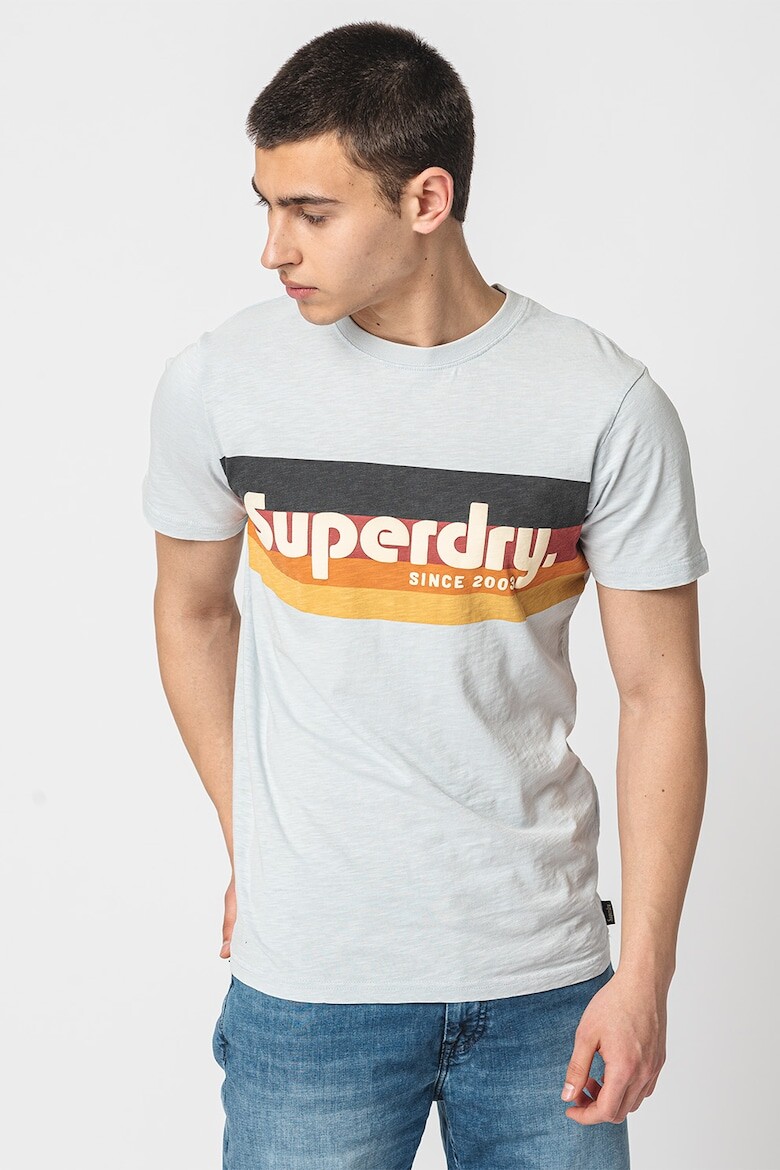 

Футболка Cali свободного кроя Superdry, синий
