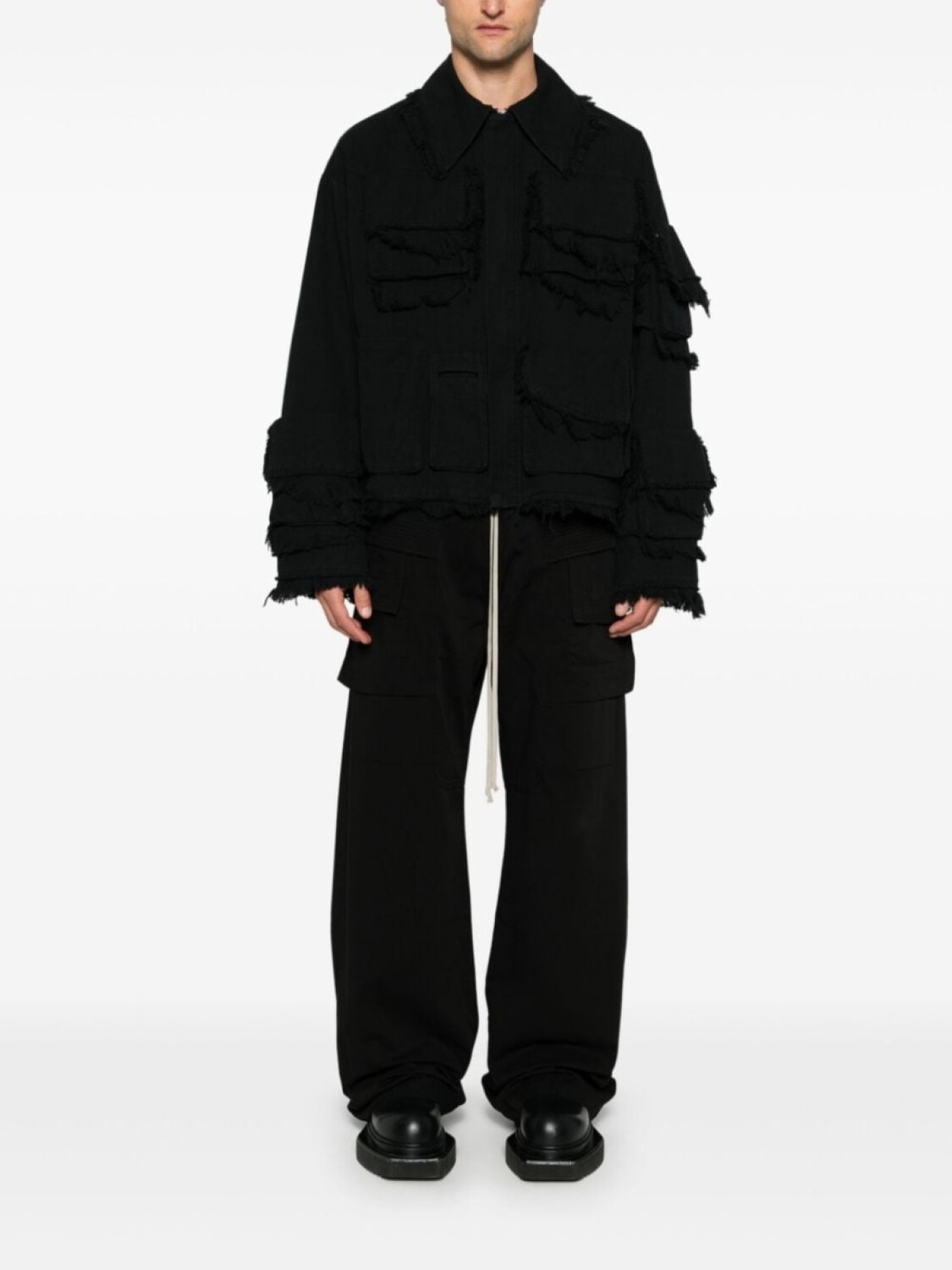 

Rick Owens DRKSHDW брюки Creatch, черный