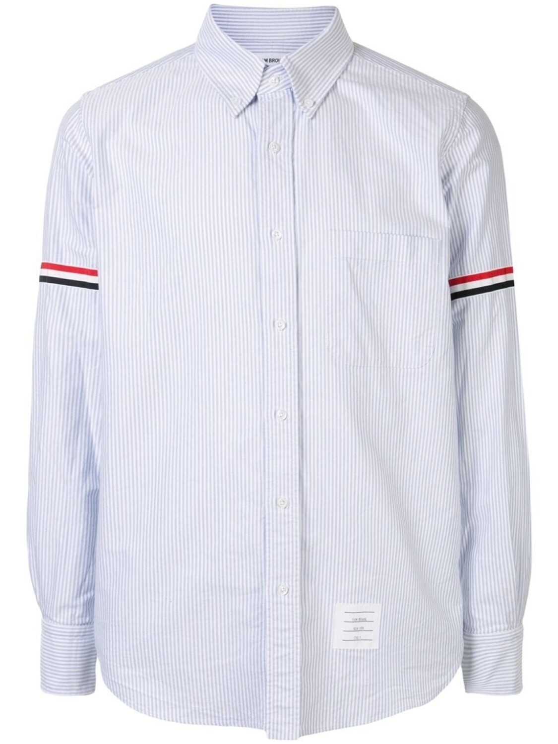 

Thom Browne рубашка с полосками RWB, синий