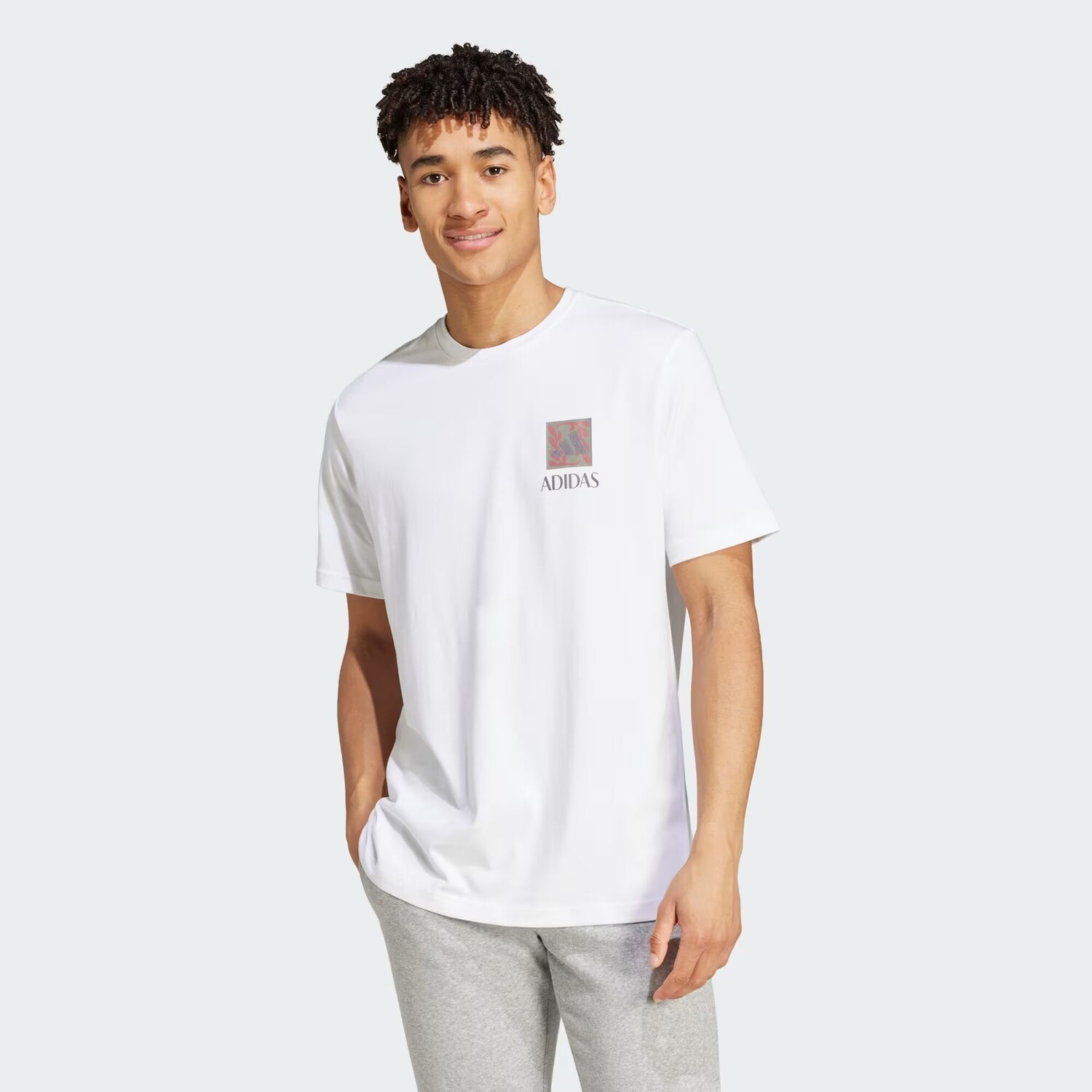 

Футболка с графическим рисунком для здоровья Adidas, цвет White