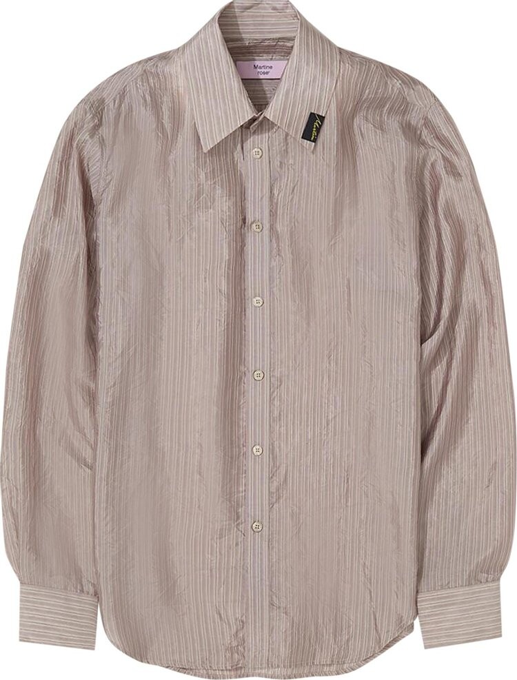 

Рубашка Martine Rose Classic 'Pink/Grey', розовый