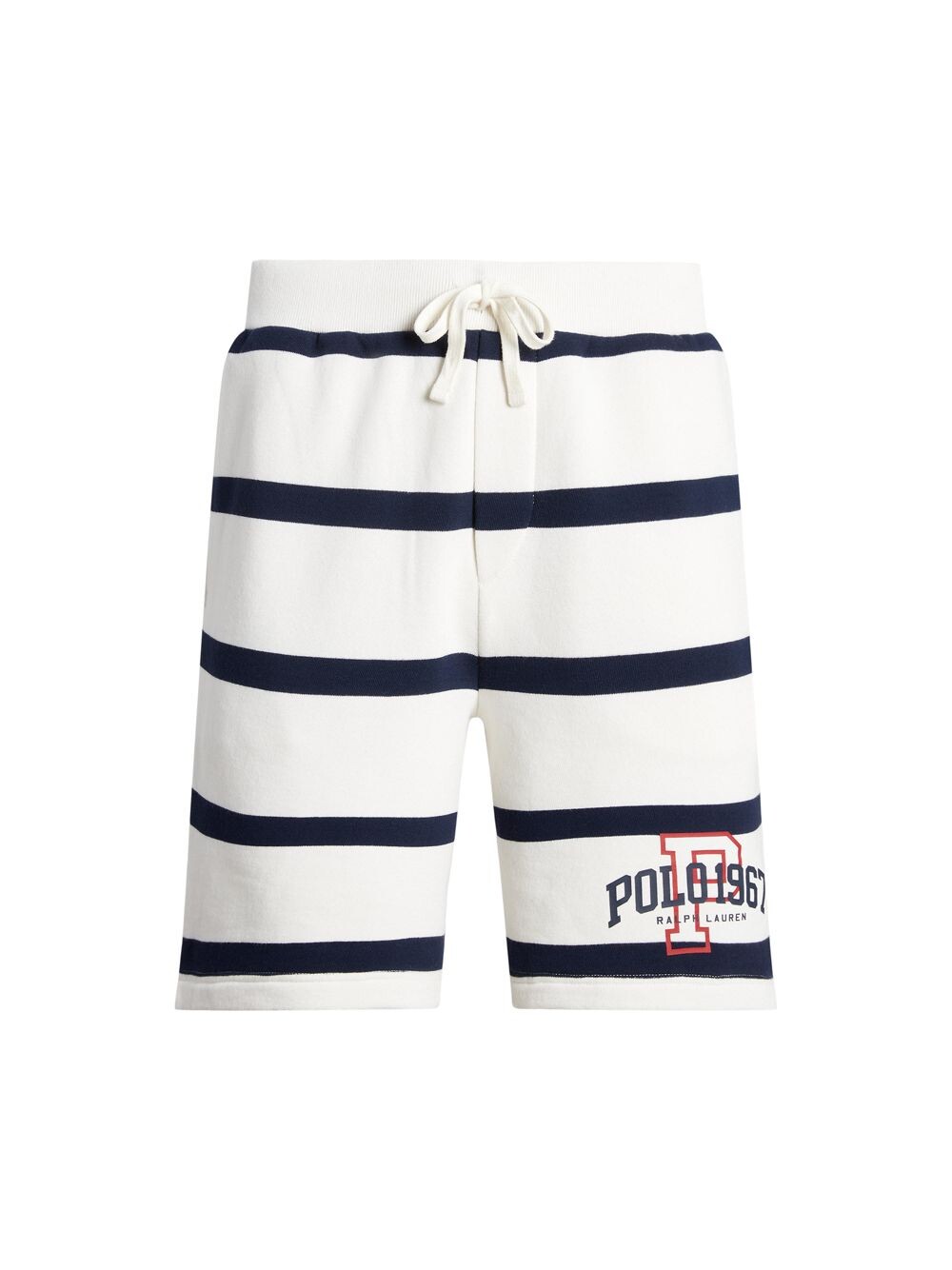 

Полосатые шорты из смесового хлопка Polo Ralph Lauren, нави