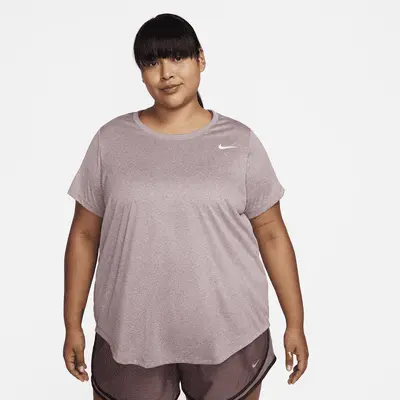 

Футболка Nike Dri-FIT, цвет Smokey Mauve/Pure/Heather/White
