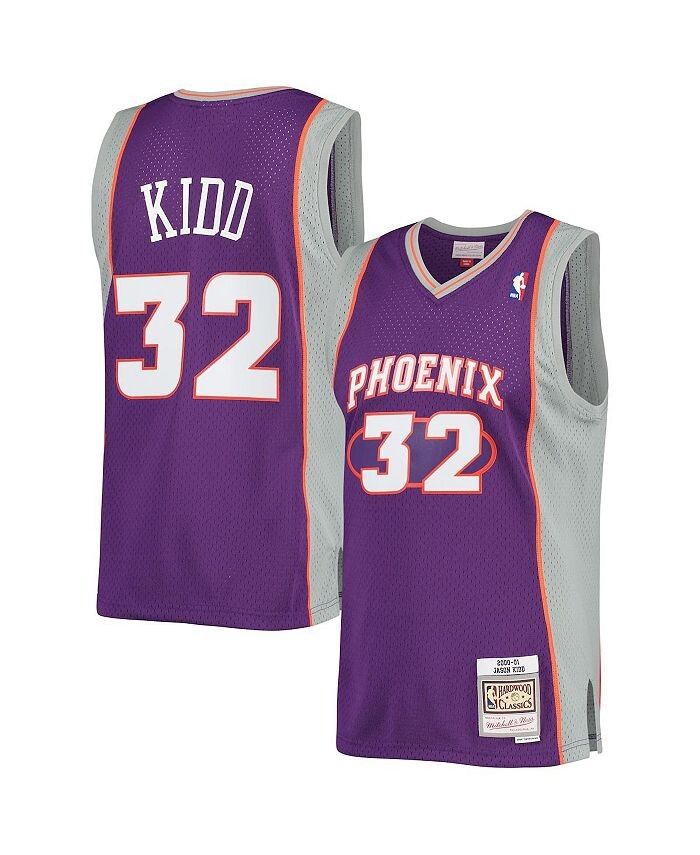 

Мужское фиолетовое джерси Swingman Джейсона Кидда Phoenix Suns 2000-2001 из твердой древесины Classics Mitchell & Ness, фиолетовый