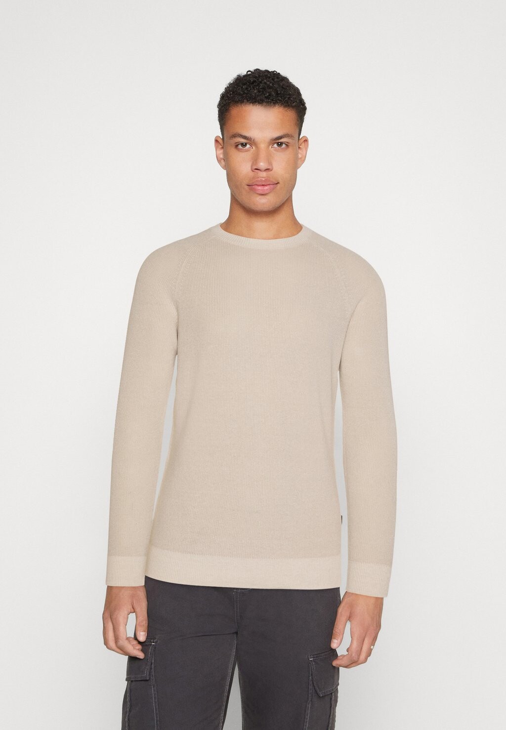 Свитер JJEMATT CREW NECK NOOS Jack & Jones, лунный луч