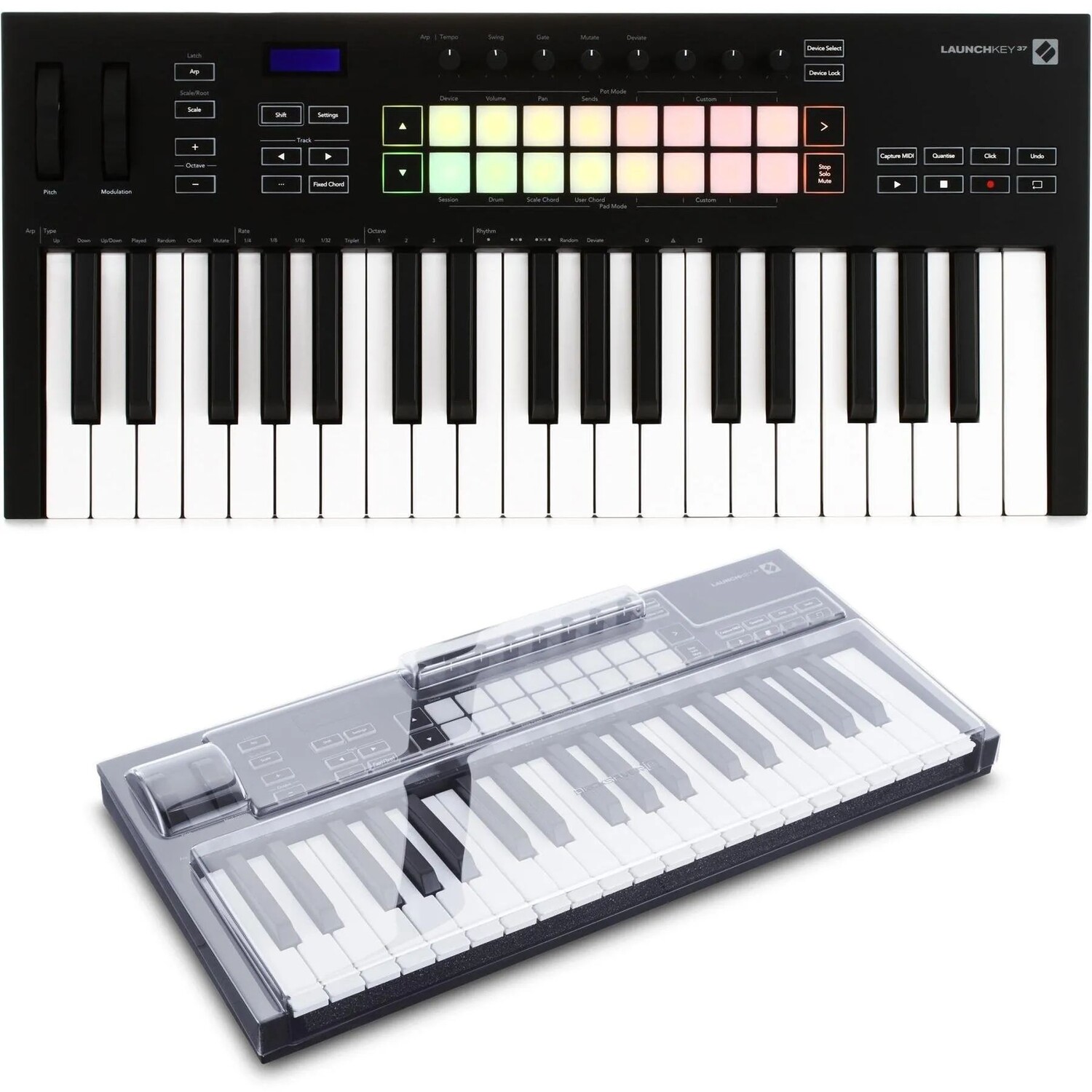 

Новый 37-клавишный контроллер Novation Launchkey 37 MK3 с Decksaver
