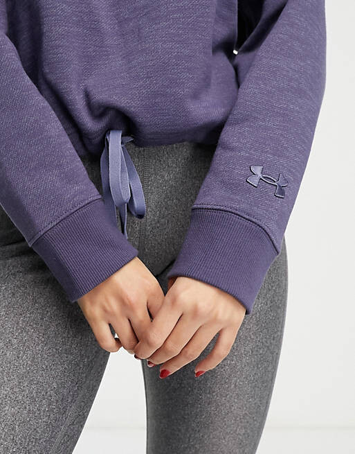 

Темно-синяя толстовка с принтом на спине Under Armour Essential, Синий