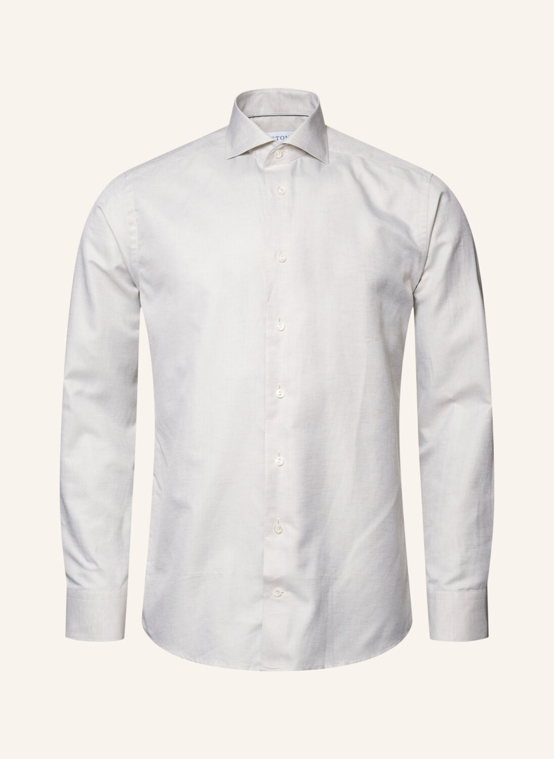 

Рубашка ETON Slim fit Baumwoll-Leinen-, бежевый