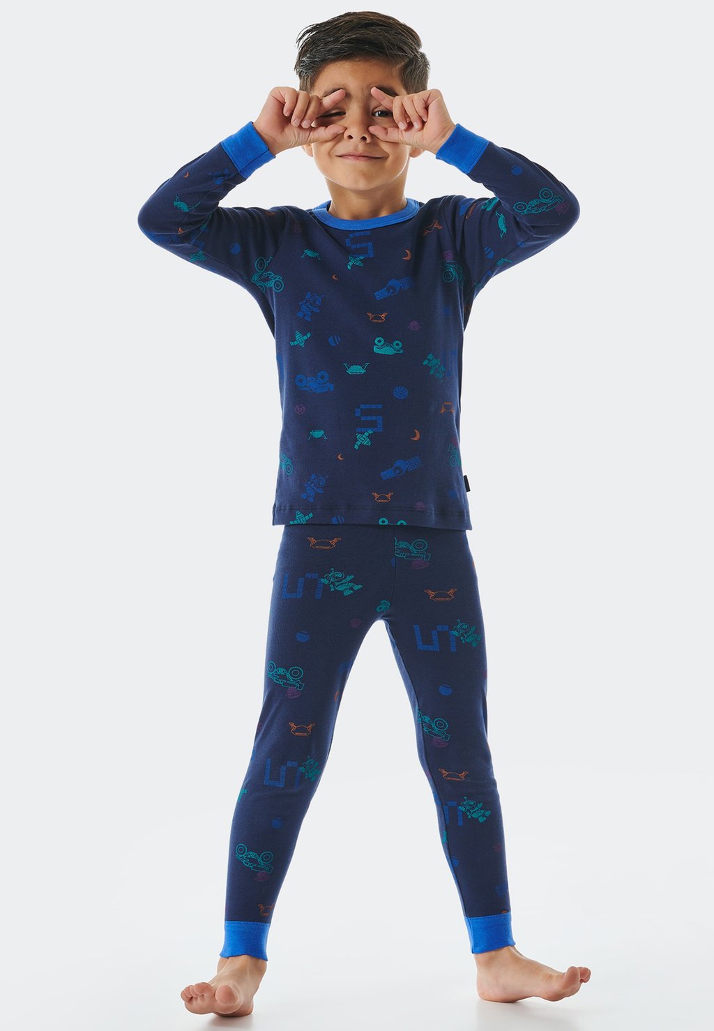 Комплект одежды для сна WORLD SET Schiesser, цвет dunkelblau