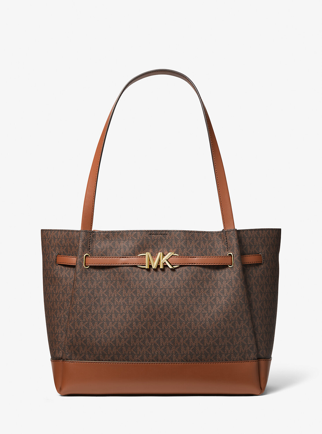 

Большая сумка-тоут с логотипом Reed Michael Kors, коричневый