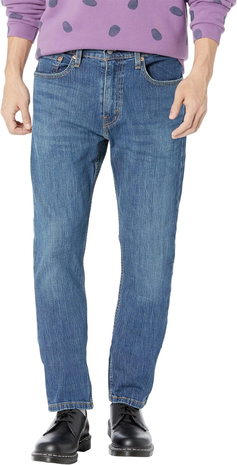 

Джинсы Levi's Men's 502 Taper Jean Levi's, цвет (New) Dark Indigo Worn in