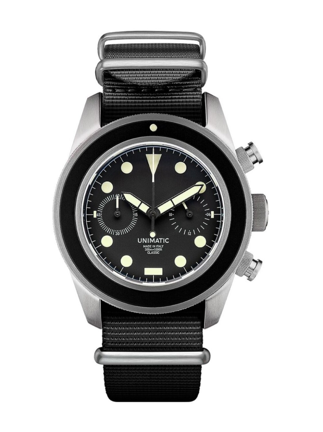 

Unimatic наручные часы U3 Classic 41.5 мм, черный