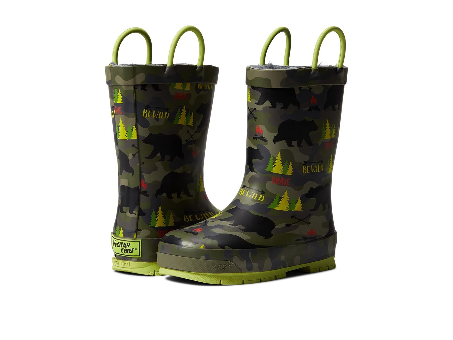 

Ботинки Western Chief Kids Wild Bear Tread Loop Boot (Toddler/Little Kid/Big Kid)