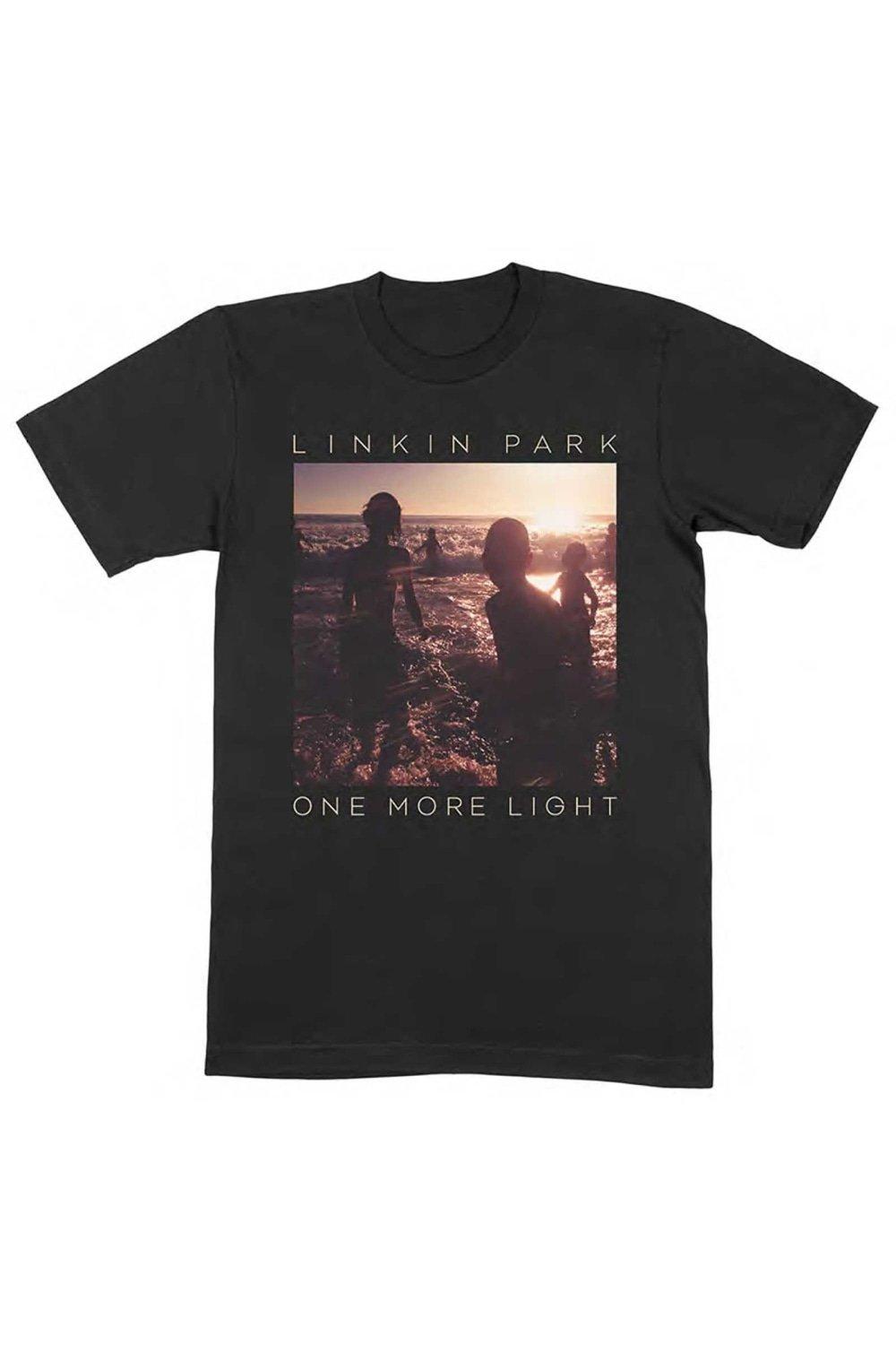 Легкая хлопковая футболка One More Linkin Park, черный виниловая пластинка linkin park one more light lp