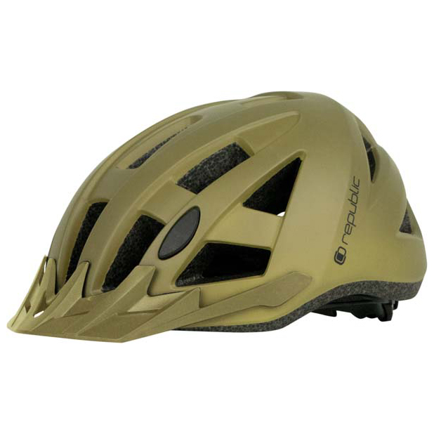 Велосипедный шлем Republic Bike Helmet R400 MTB, оливковый велосипедный шлем republic bike helmet r410 белый