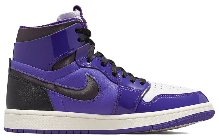

Кроссовки Nike Air Jordan 1 High Zoom Air CMFT Purple Patent (W), фиолетовый / белый / черный