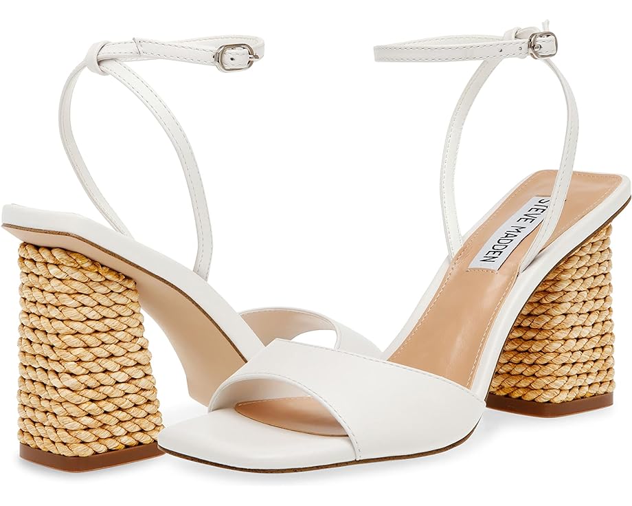 

Туфли Steve Madden Rozlyn Heeled Sandal, цвет White Leather