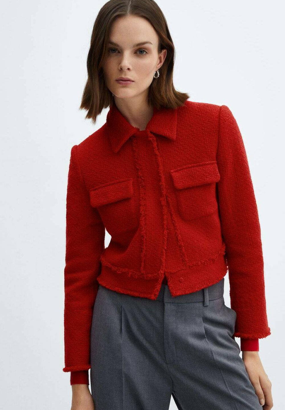Легкая куртка Cintia Mango, красный