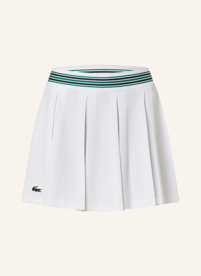 цена Теннисная юбка Lacoste, белый