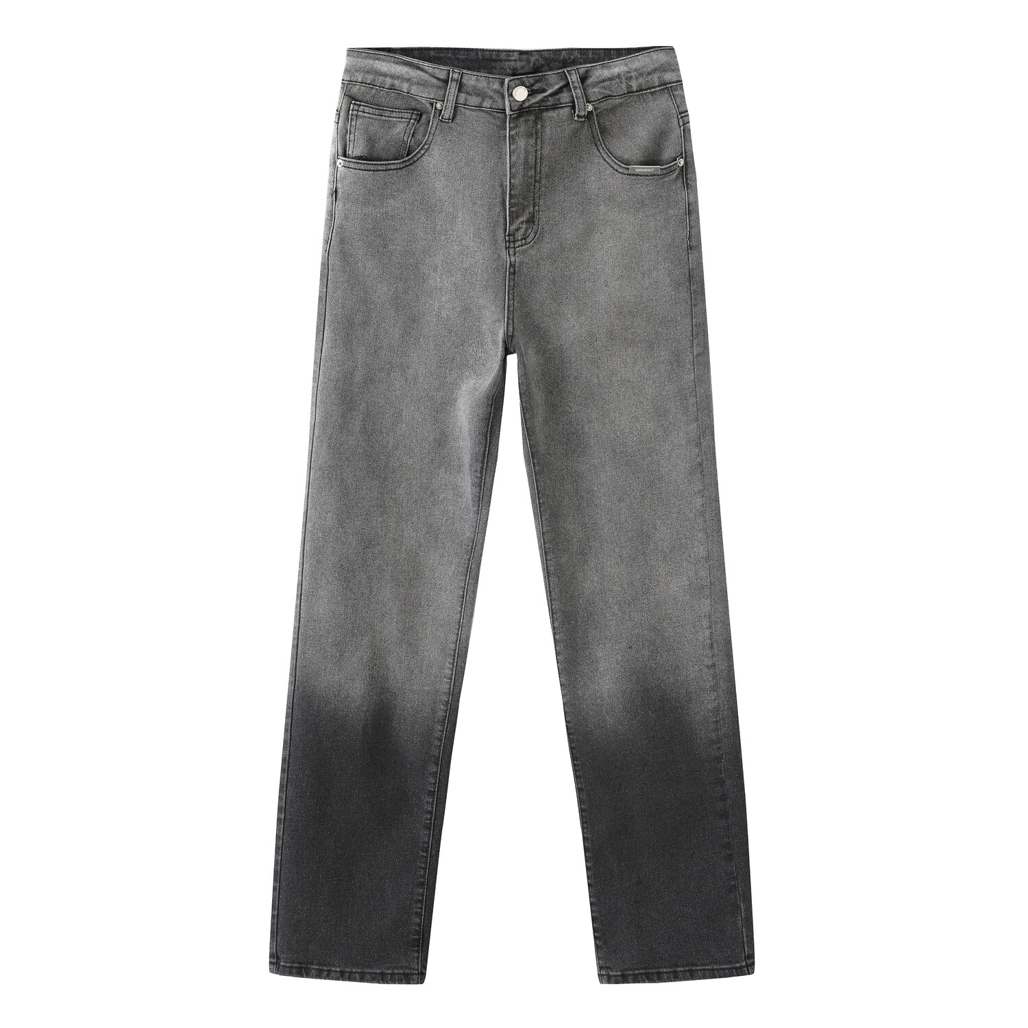 

Джинсы унисекс Unknown, цвет black and gray gradient