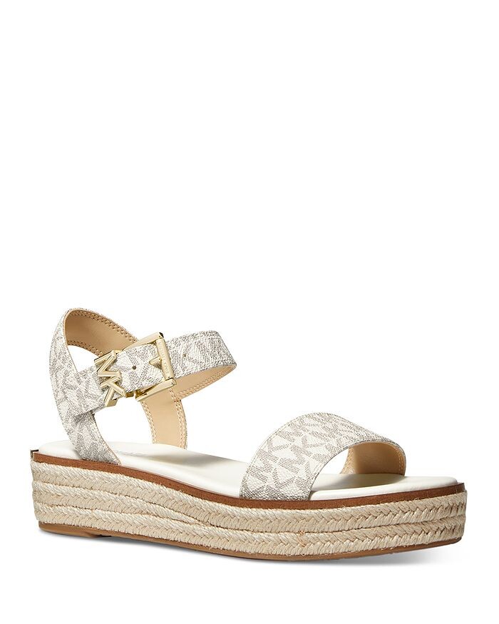 

Женские сандалии на платформе с пряжкой Richie Logo Espadrille Michael Kors