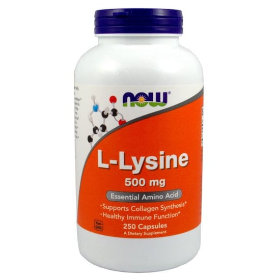 цена Now Foods, L-лизин 500 мг 250 капсул.
