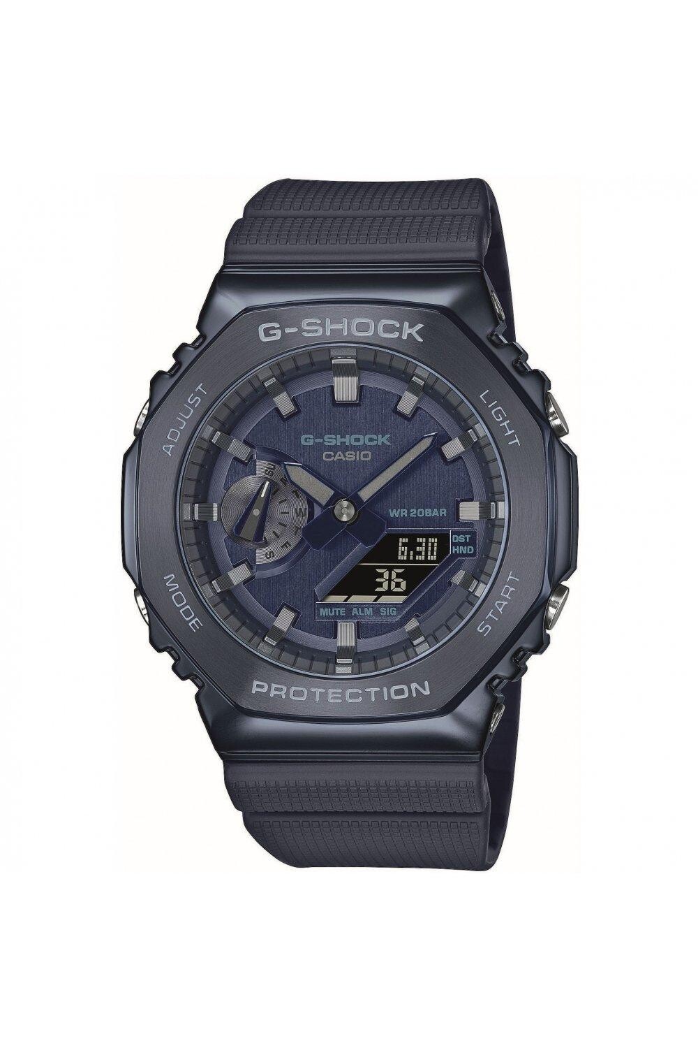 

Классические комбинированные часы G-Shock из нержавеющей стали — Gm-2100N-2Aer Casio, синий