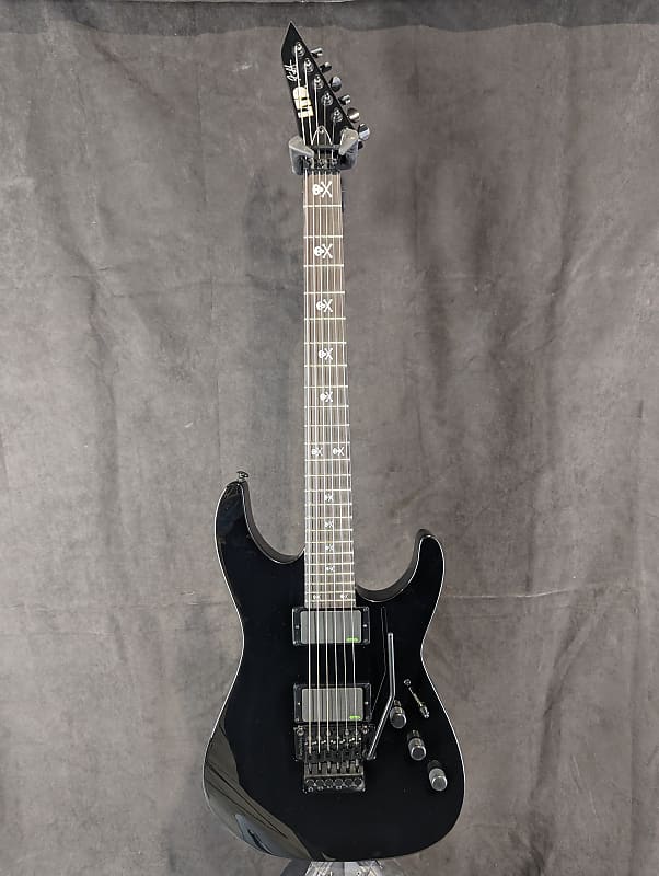 Электрогитара ESP LTD KH-602 Kirk Hammett Signature Black Electric Guitar w/ Formfit Case