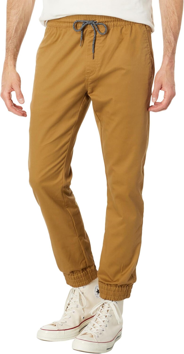 

Узкие джоггеры Frickin Volcom, цвет Dark Khaki
