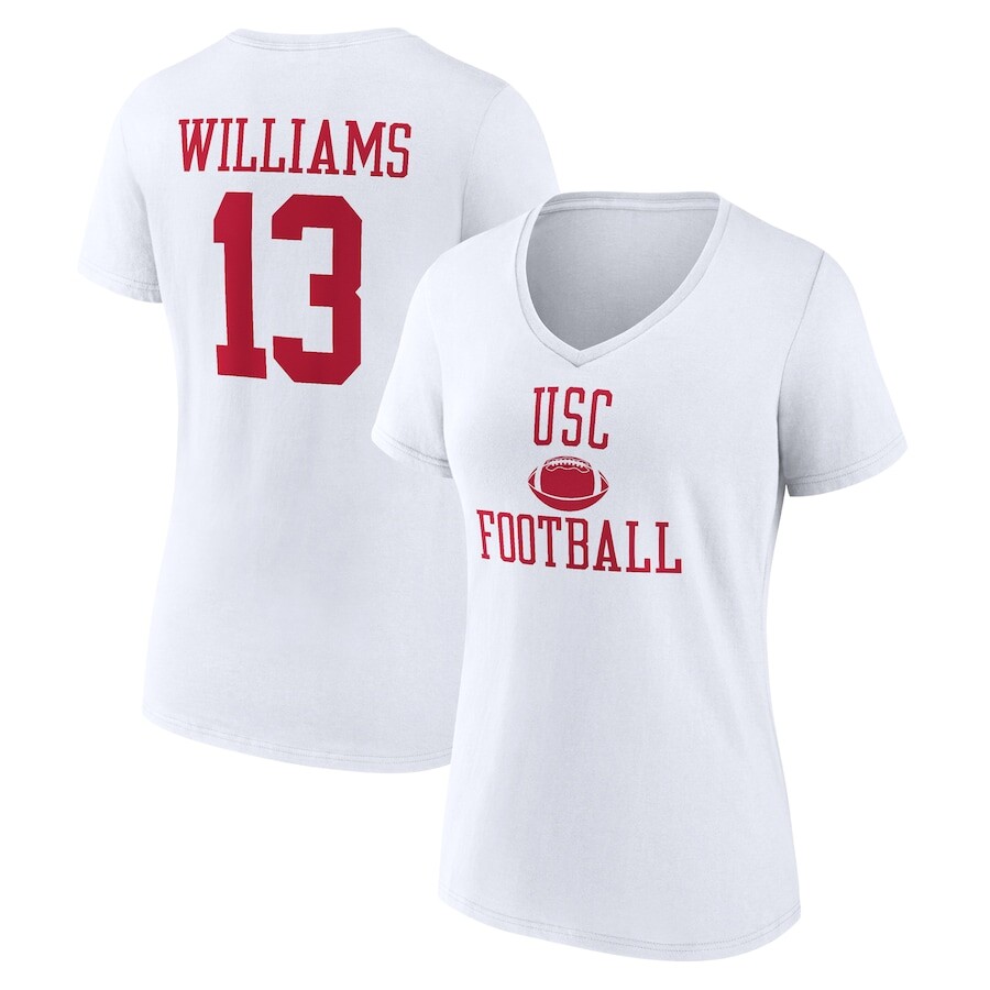 

Футболка с именем и номером Fanatics Branded Usc Trojans, белый