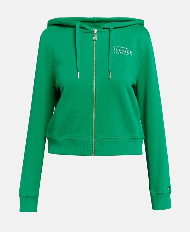 

Толстовка с капюшоном Tommy Hilfiger, зеленый