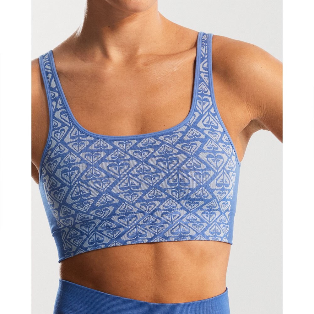 

Спортивный бюстгальтер Roxy Chill Out SeamleHeart, синий