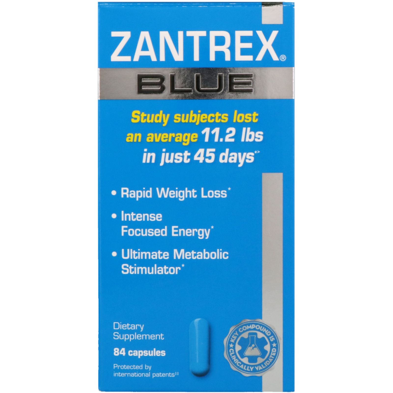 Zantrex Zantrex Blue быстрая потеря веса 84 капсулы