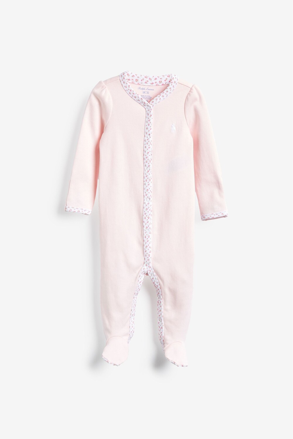 

Розовый детский комбинезон Polo Ralph Lauren, розовый