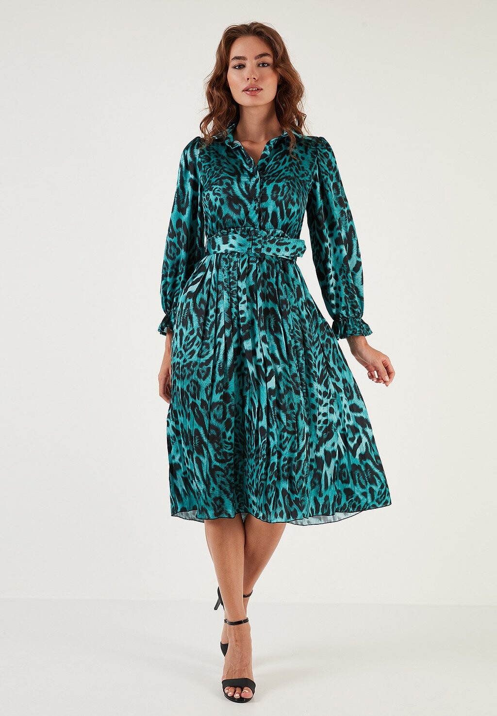 

Платье-рубашка REGULAR FIT LELA, бирюзовый, Зеленый