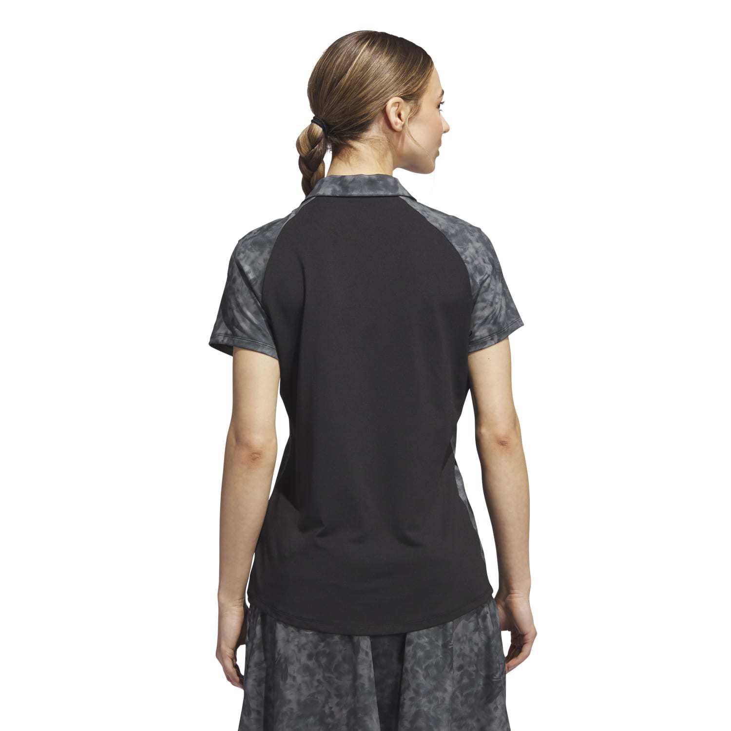 Женская футболка-поло для гольфа adidas с принтом adidas