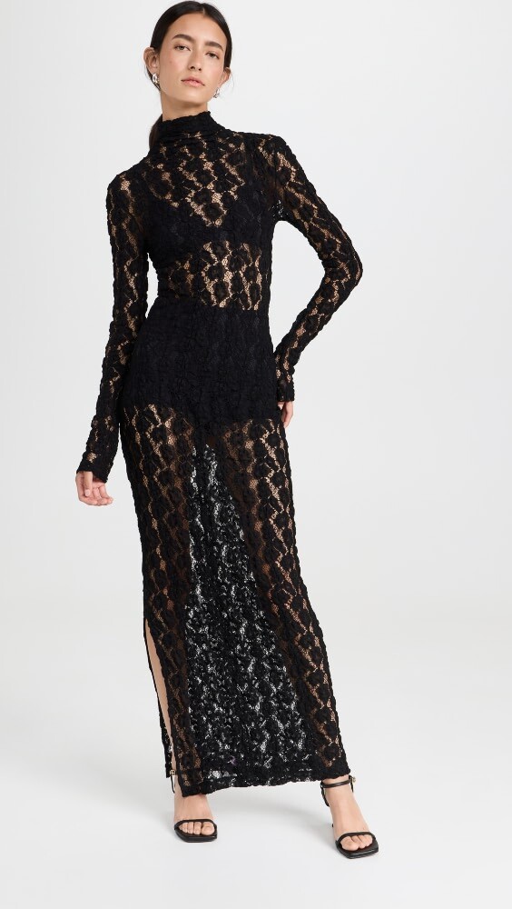 

Платье Róhe Lace Turtleneck