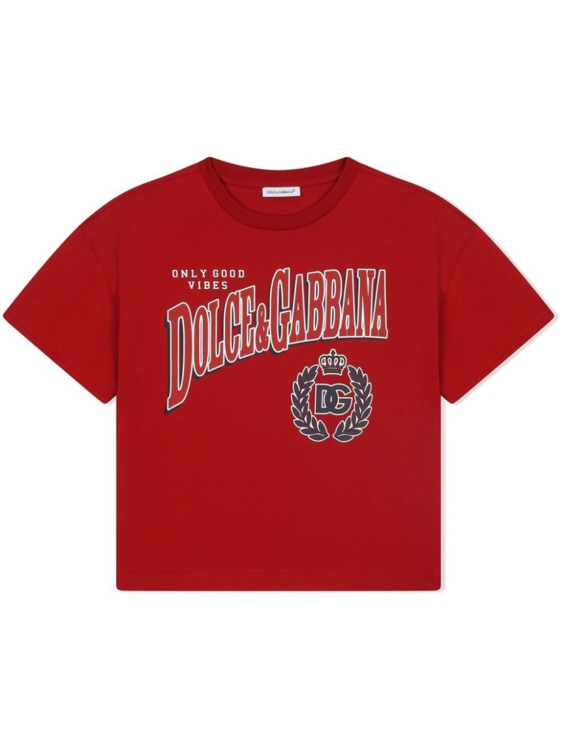 

Dolce & Gabbana Kids футболка с логотипом, красный
