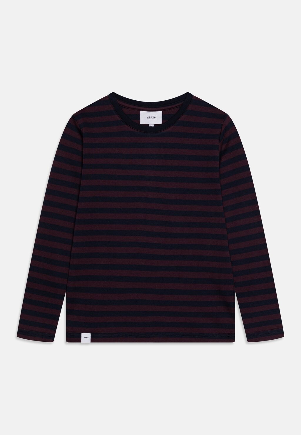 

Футболка с длинным рукавом Verkstad Long Sleeve Unisex Makia, цвет aubergine/navy