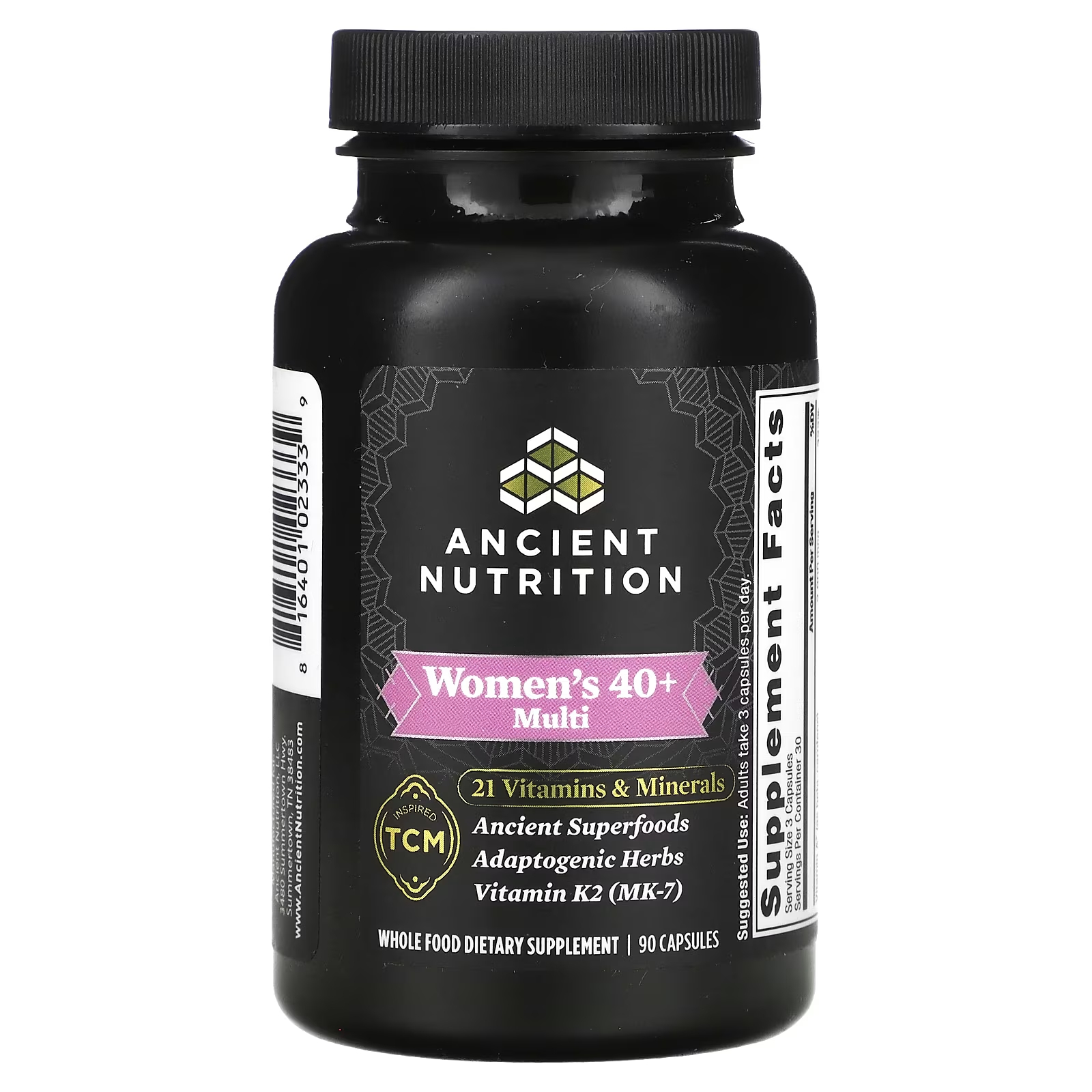 Мультивитамины Ancient Nutrition Women's 40 +, 90 капсул ancient nutrition женские мультивитамины 40 90 капсул