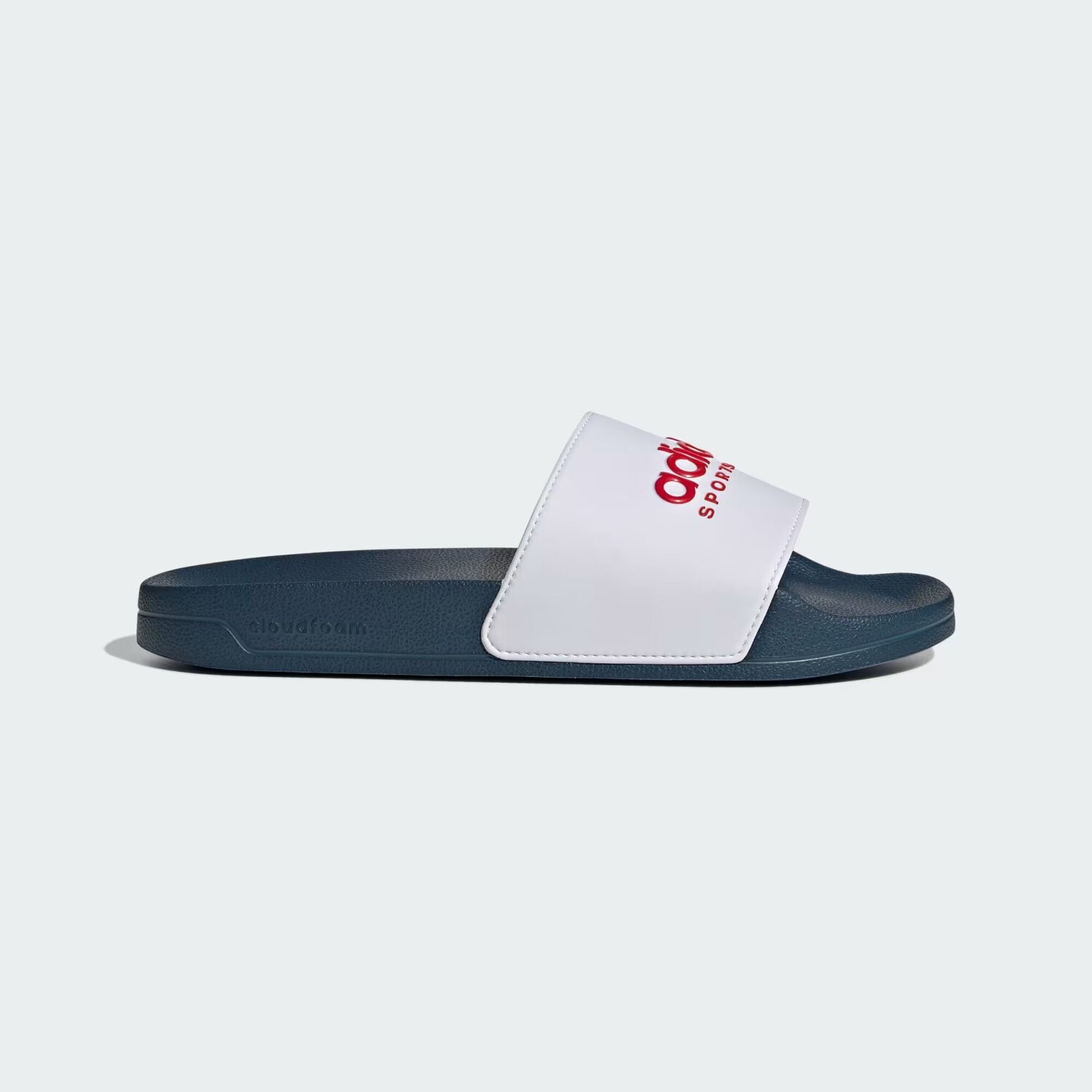 

Шлепанцы для душа Adilette Adidas, цвет Cloud White/Better Scarlet/Team Navy Blue 2