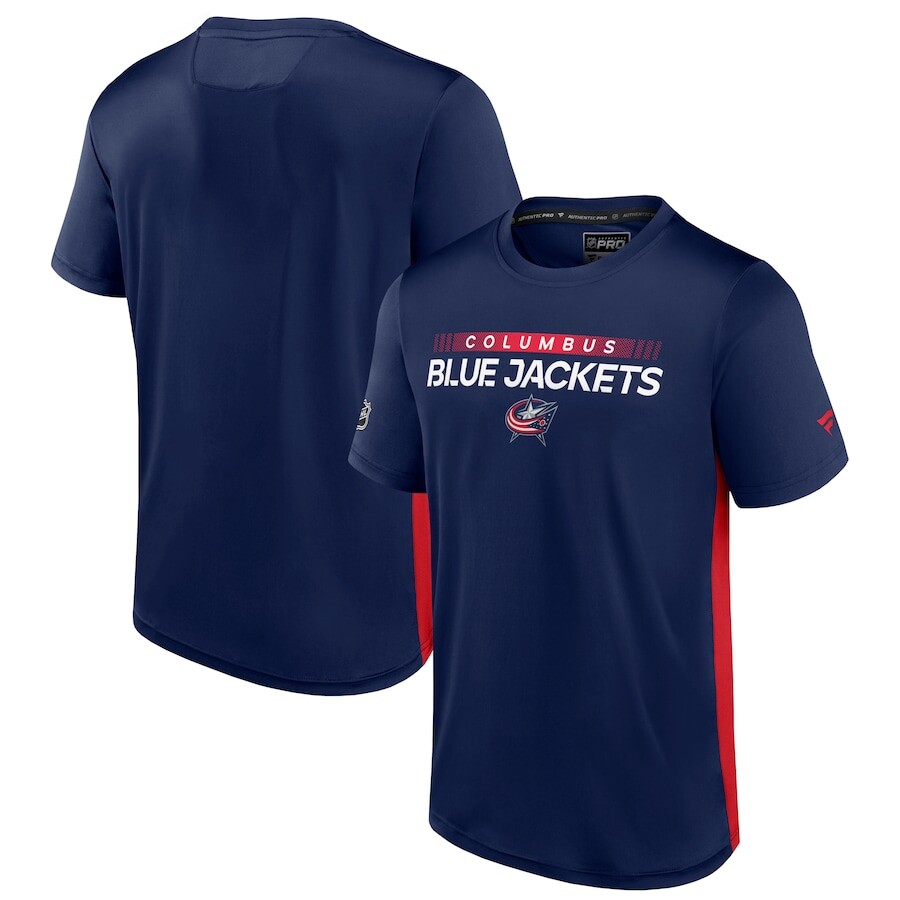 

Футболка с коротким рукавом Fanatics Branded Columbus Blue Jackets, нави