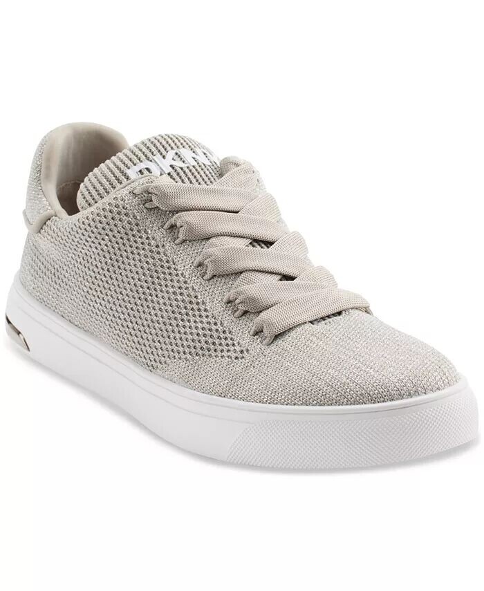Женские низкие кеды Abeni на шнуровке DKNY, серебро