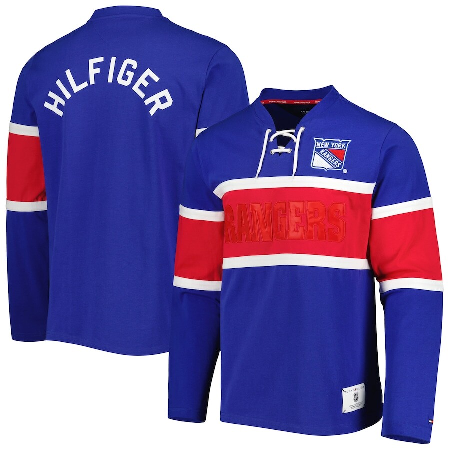 

Футболка с длинным рукавом Tommy Hilfiger New York Rangers, синий