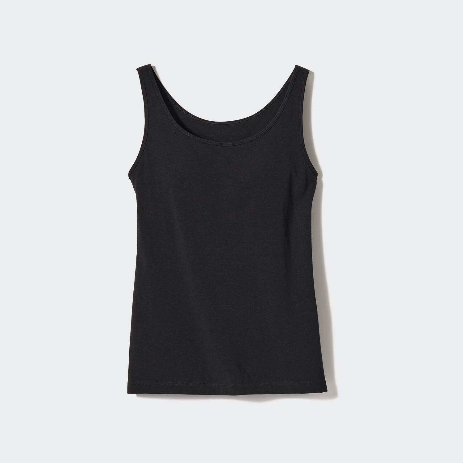 

Бюстгальтер из смесового хлопка, топ на бретелях UNIQLO, черный