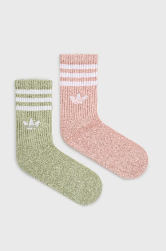 

Носки (2 упаковки) adidas Originals, розовый