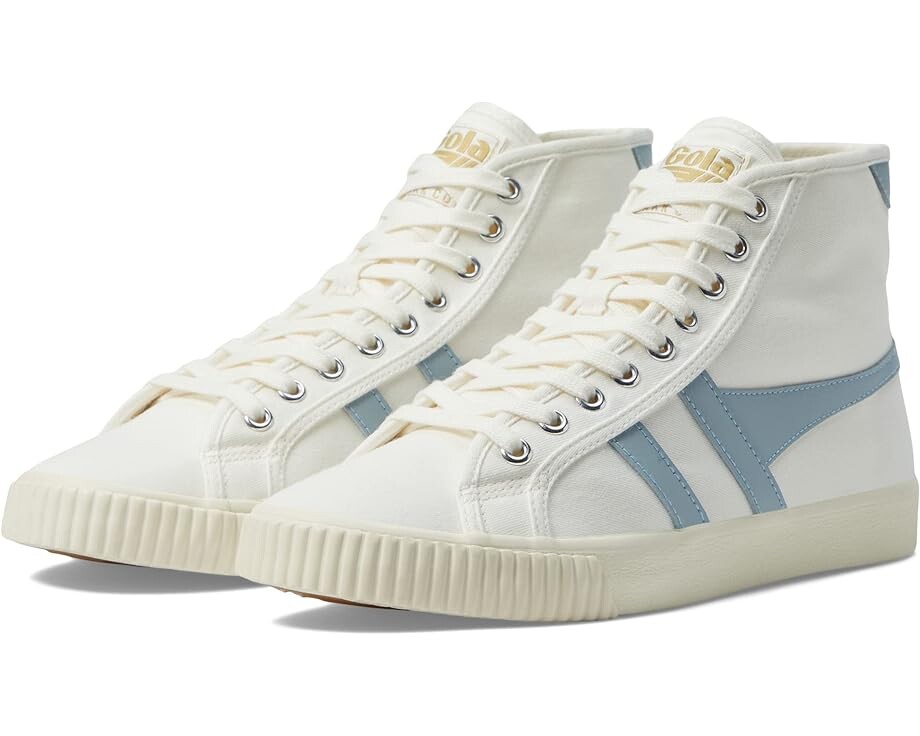 

Кроссовки Gola Tennis Mark Cox High, цвет Off-White/Ice Blue