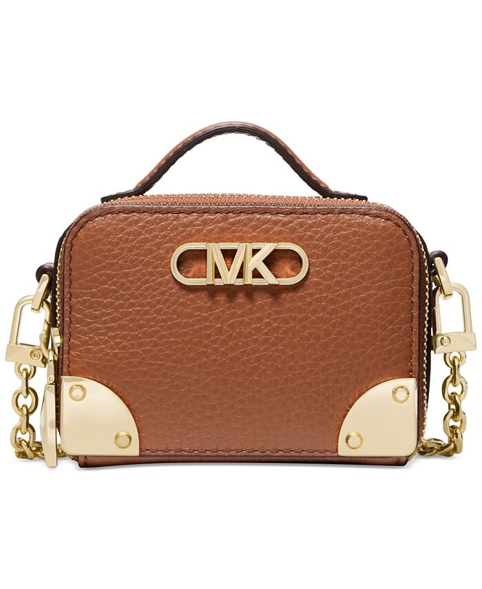 

Кожаный сундук через плечо Estelle Mini Michael Kors, коричневый