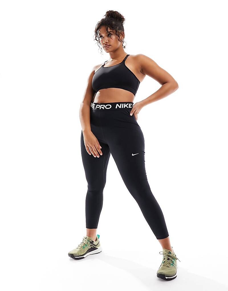 

Черные леггинсы Nike Training Plus – Pro 365 Dri-FIT