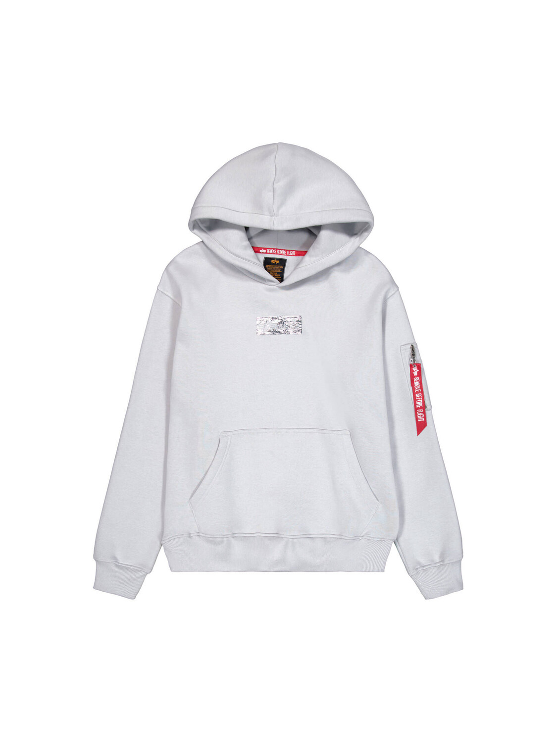 

Толстовки с металлической пластиной Alpha Industries, серый